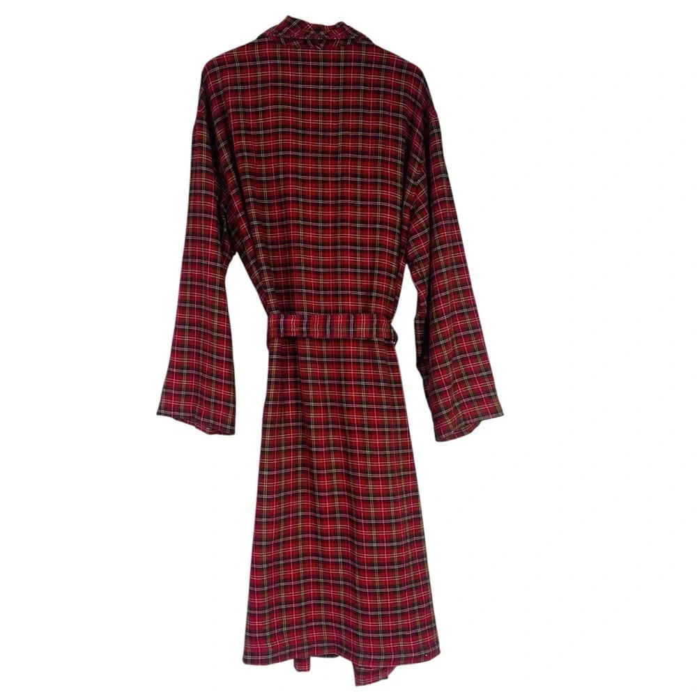 Polo Ralph Lauren Tartan Plaid Long Robe Size S/M